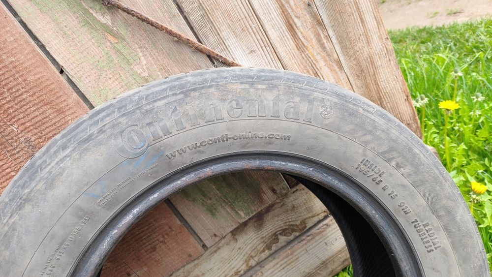 Шини continental 195/65 r15. Пара. Літні колеса покришки