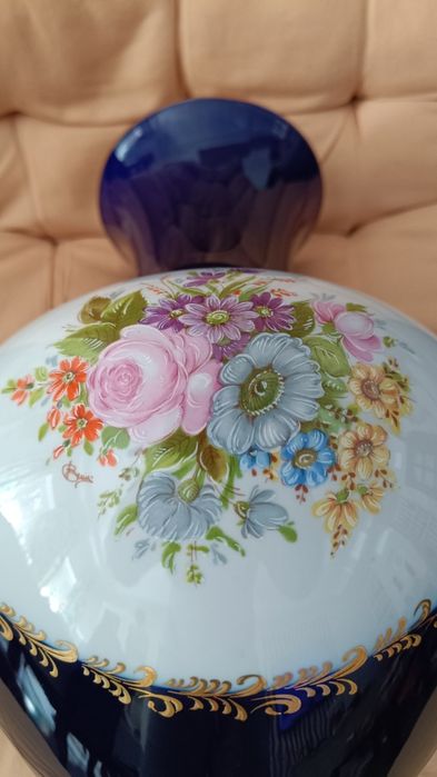 Vaso Limoges Azul