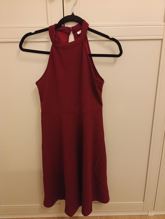 Sukienka dziewczęca elegancka bordo.nowa