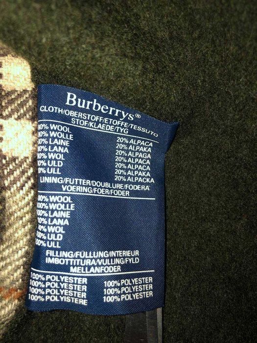 пальто Burberry шерсть