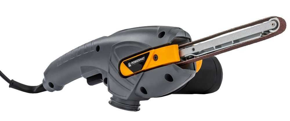 POWERMAT Szlifierka Taśmowa Palcowa 400W 3 Prowadnice Zestaw PM1472