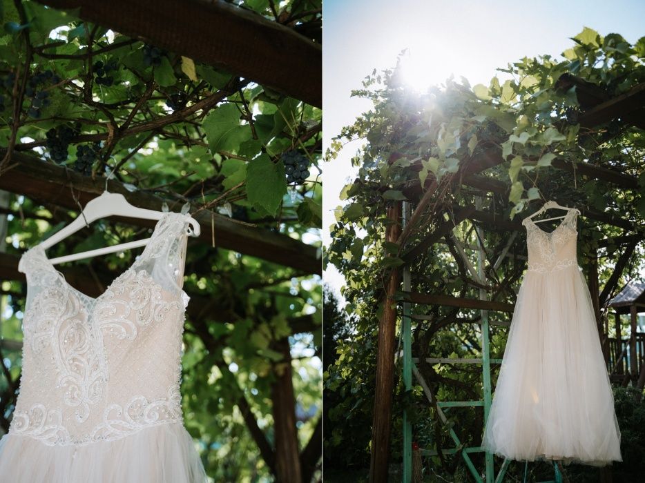 Suknia ślubna r.36/38 - light pink