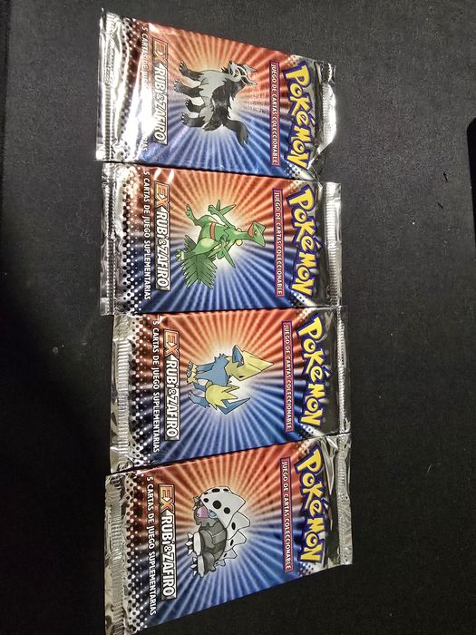 Art set Pokemon Ex ruby Sapphire 2004 em espanhol