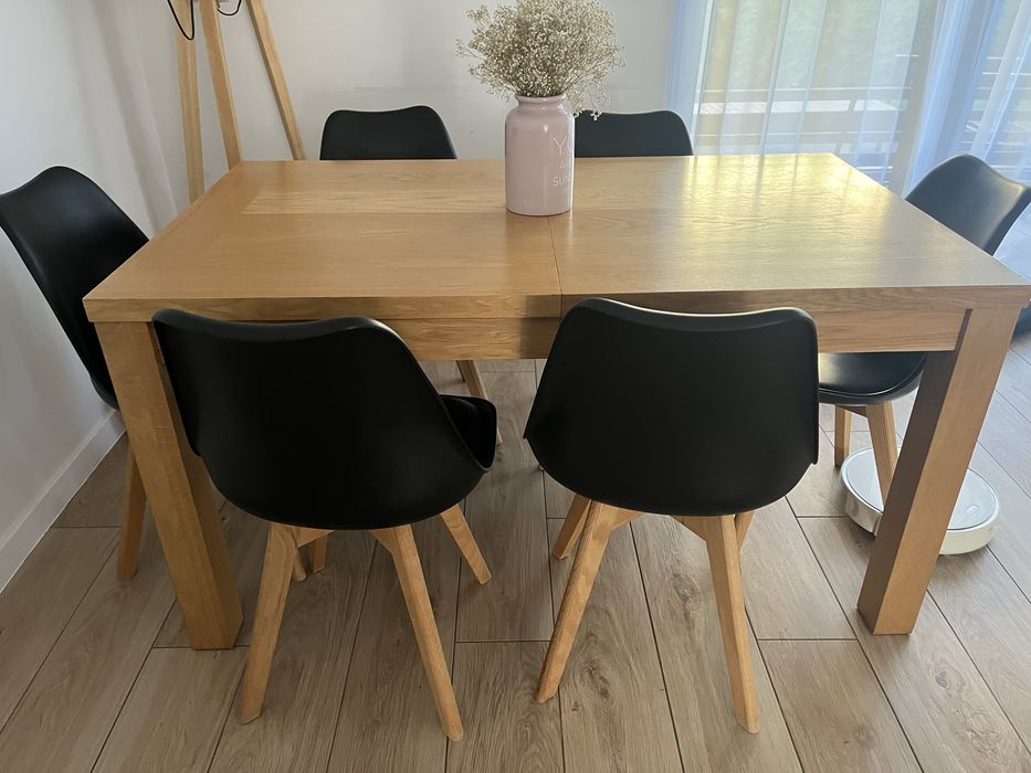 Stół drewniany rozkładany paged 145/190/235x85