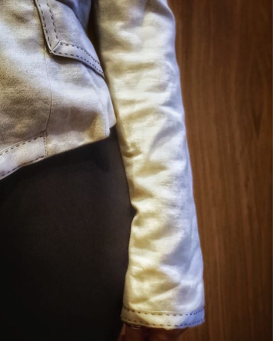 Casaco Vintage beje Mango