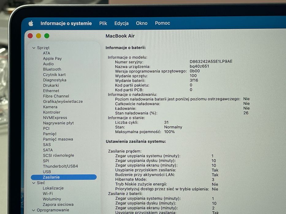2023 MacBook Air A2941 15" M2 16GB 1000GB