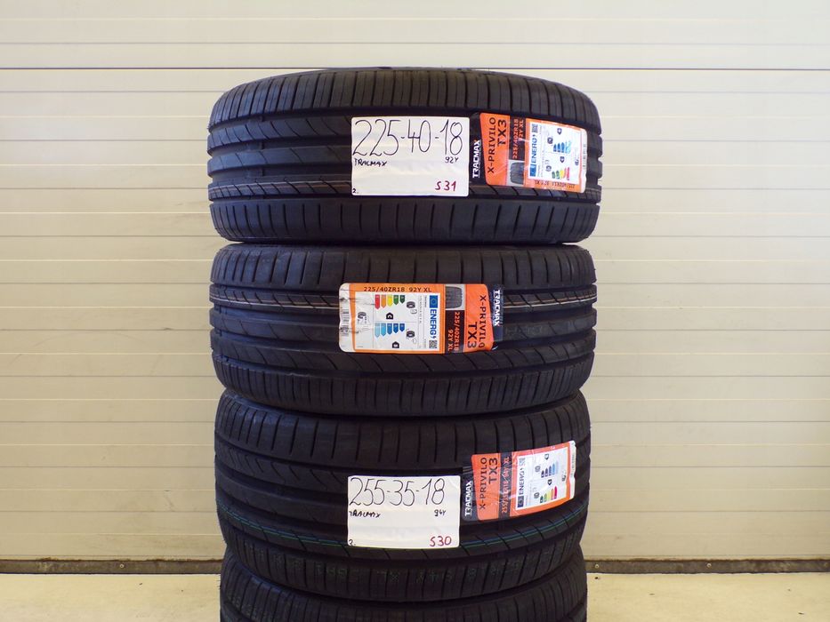 zestaw opon letnich tracmax x-privilo tx3 225 40 18 i 255 35 18 94y