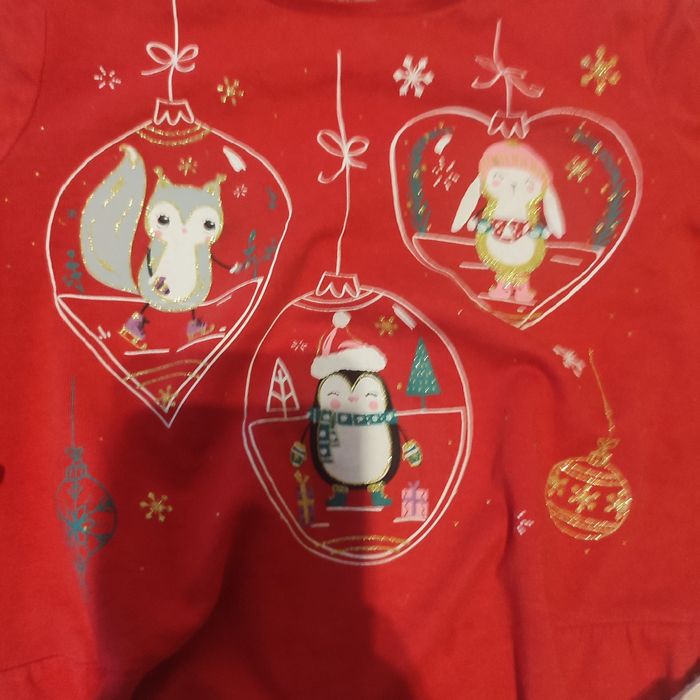 bluzka czerwona koszulka