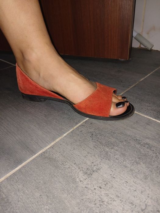 Босоніжки замш натуральний