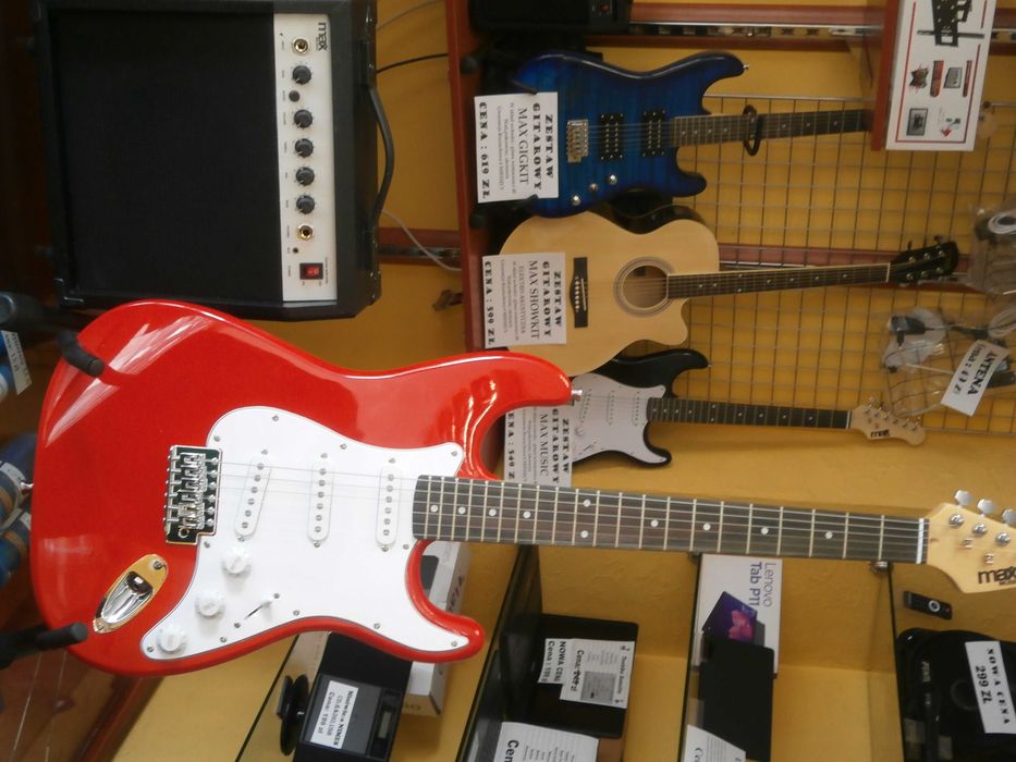 Zestaw Gitarowy MAX Music Red