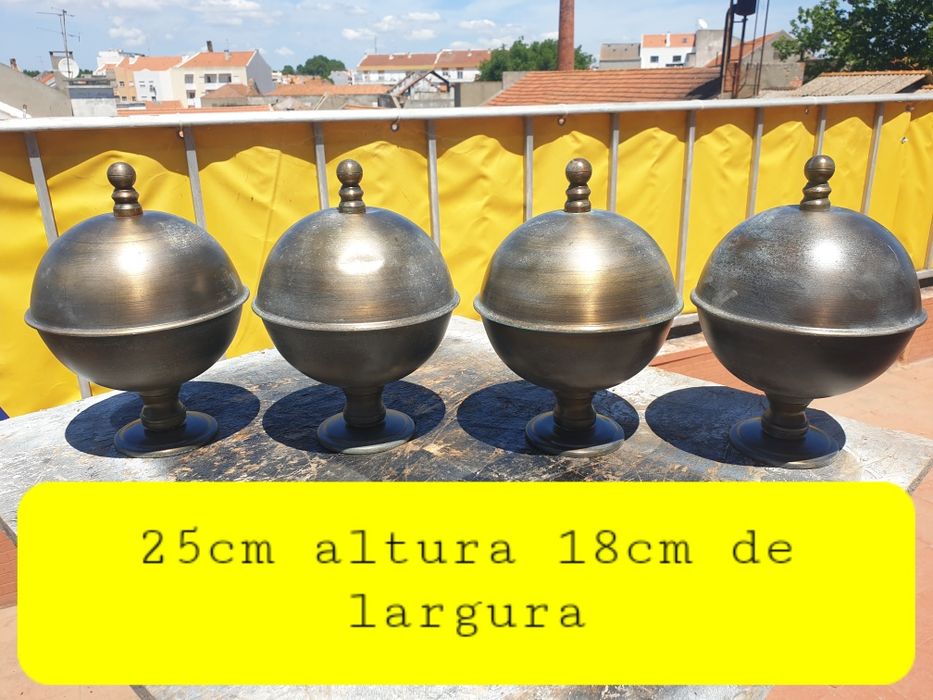 Artigos latao e alumínio antigas