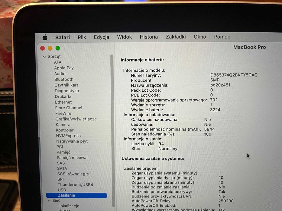 Macbook Pro 2015 A1502 8/128 GB