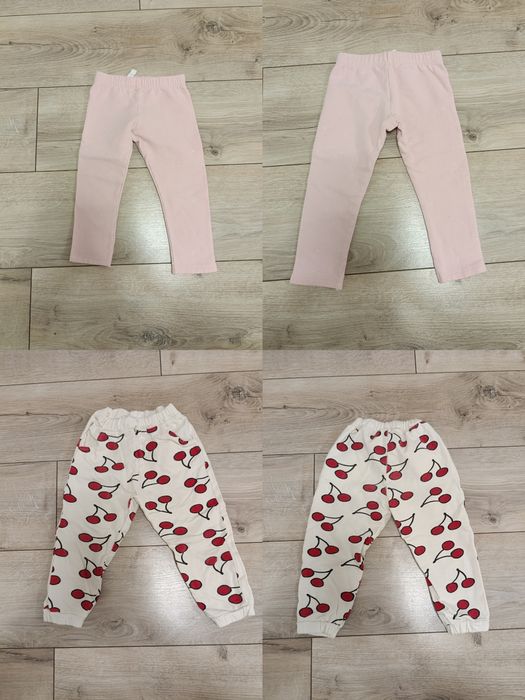 2 x spodnie dla dziewczynki ocieplane 92/98 cm Sinsay