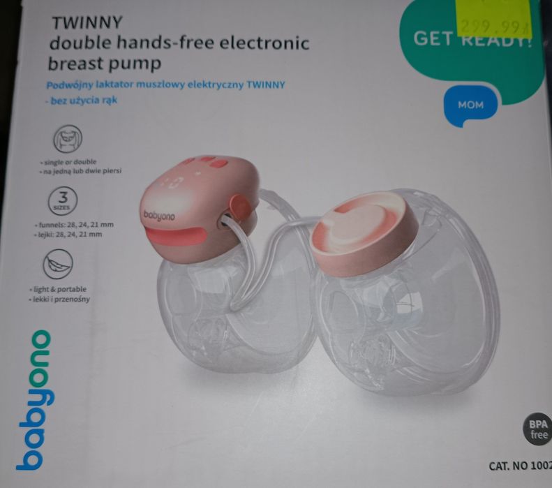 Laktator twinny Babyono plus gratisy