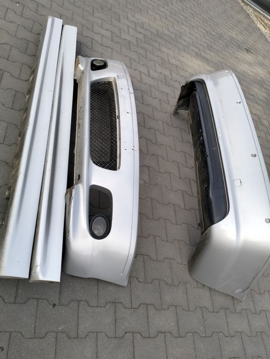 BMW E46 coupe cabrio mpakiet zderzak przód tył progi titansilber