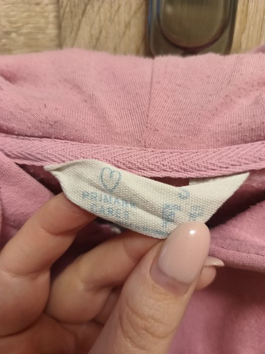 Damska różowa bluza z kapturem na suwak Primark S/36