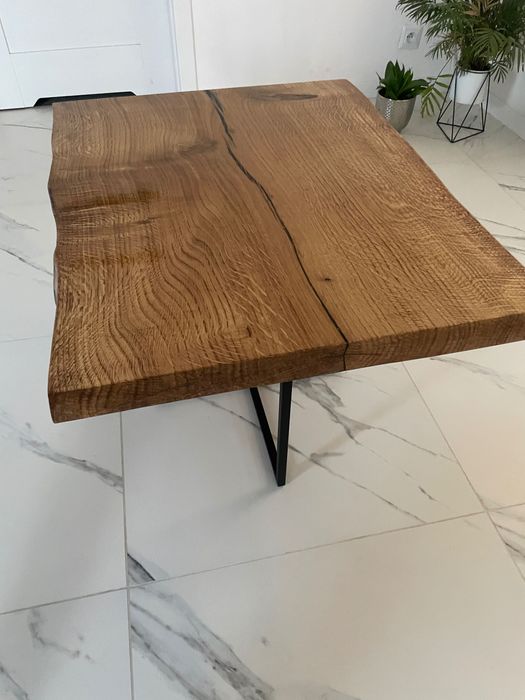 Stolik dębowy lite drewno