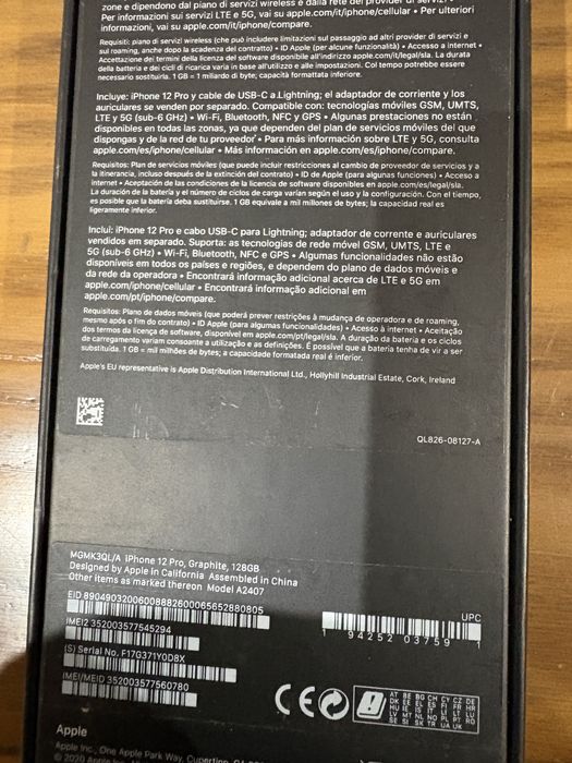 Caixas de telemovel sem uso