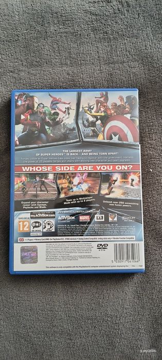 Gra Marvel Ultimate Alliance 2 na PS2