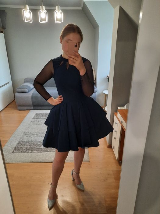 Krótka sukienka balowa