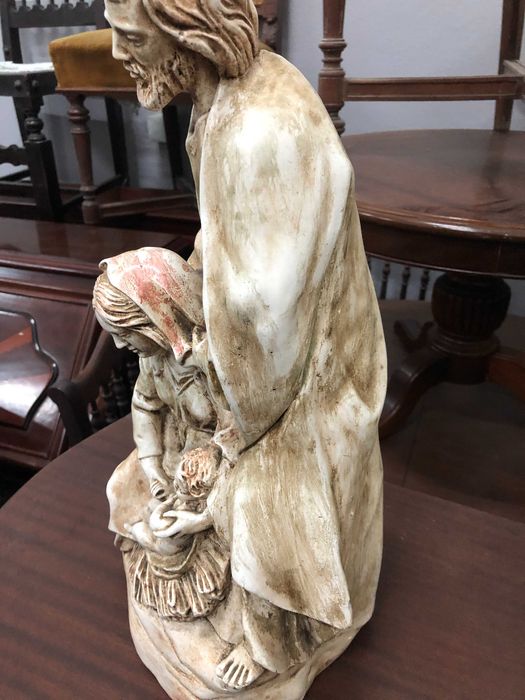 linda peça  nossa senora e menino jesus
