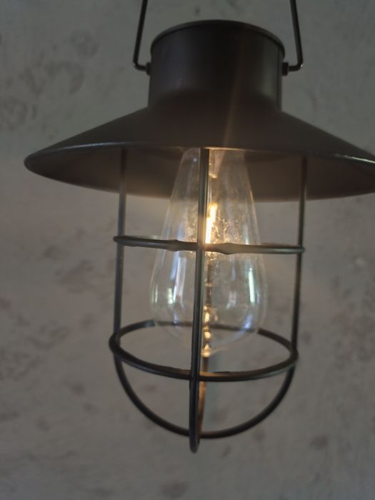 Lampiony solarne 2szt czarne