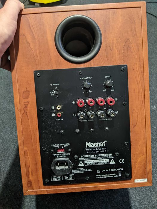 Kino domowe Yamaha subwoofer Magnat