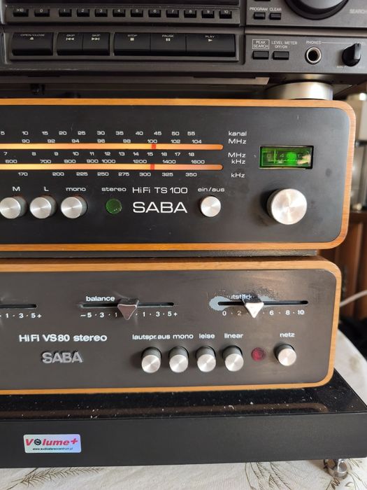 Saba Vs 80 Saba Ta 100 wzmacniacz tuner