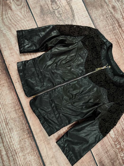 Vintage kurtka ramoneska Elisabetta Franchi r. S EKO