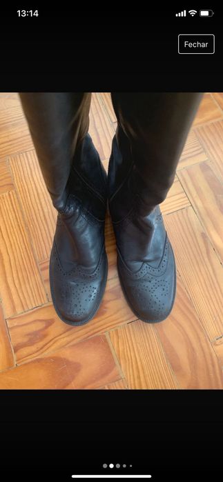 Botas pretas Foreva tamanho 36