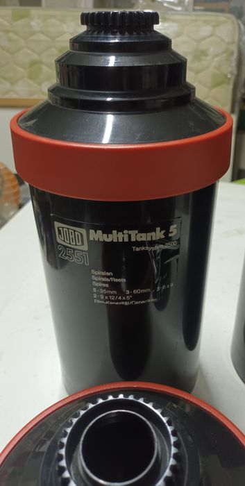 Tanques de revelação Jobo 2551 e 2520