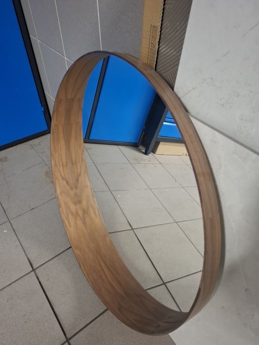Lustro ikea Stockholm 80 cm okleina orzechowa