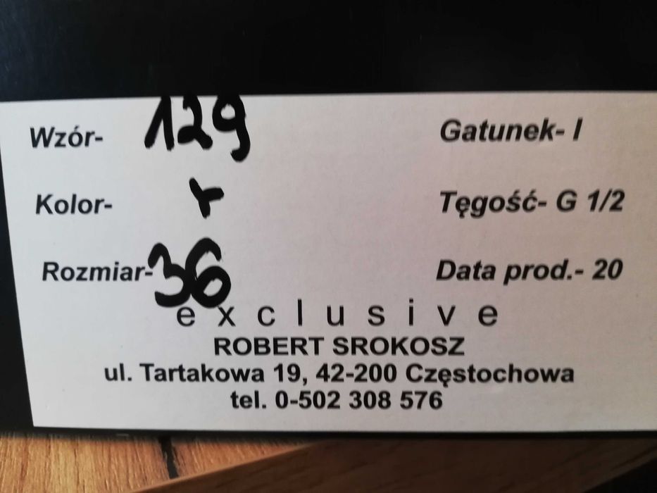 Damskie kozaki skórzane rude, roz. 37