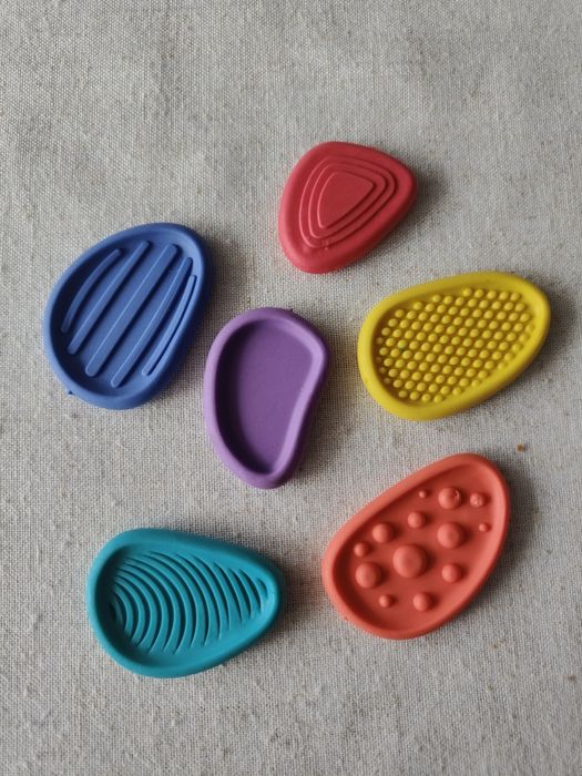 Zestaw kamienie sensoryczne antystresowe wyciszające