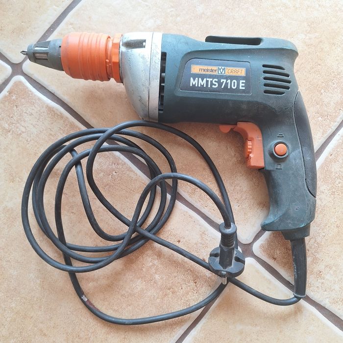 Wiertarka wkrętarka do karton gipsu  Meister craft MMTS 710 E regips