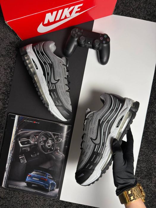 Чоловічі кросівки найк аір макс Nike Air Max TL 2.5 Grey White Black [41-45]