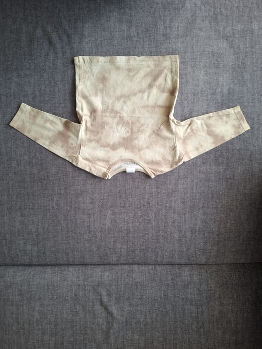 Bluzka długi rękaw 74 H&M beż