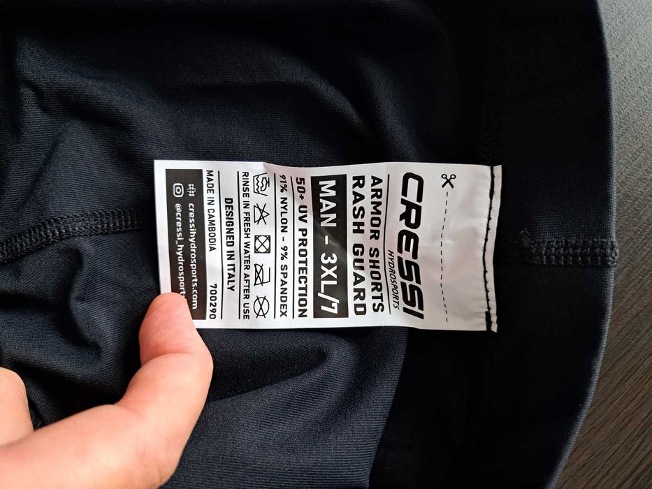 Męskie spodenki szorty Rash Guard do wody Cressi r. 3XL XXXL / 7