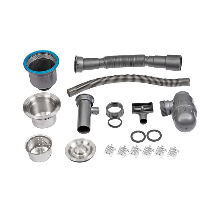 Мийка для кухні Handmade H6050 + Змішувач Aria 015F3 з гнучким виливом