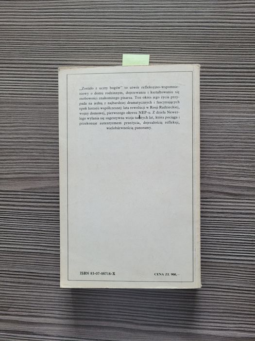 5468. "Zostało z uczty bogów" Igor Newerly