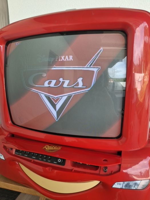 TV Disney Pixar Cars – Relâmpago McQueen – Rara/Vintage – CRT + DVD