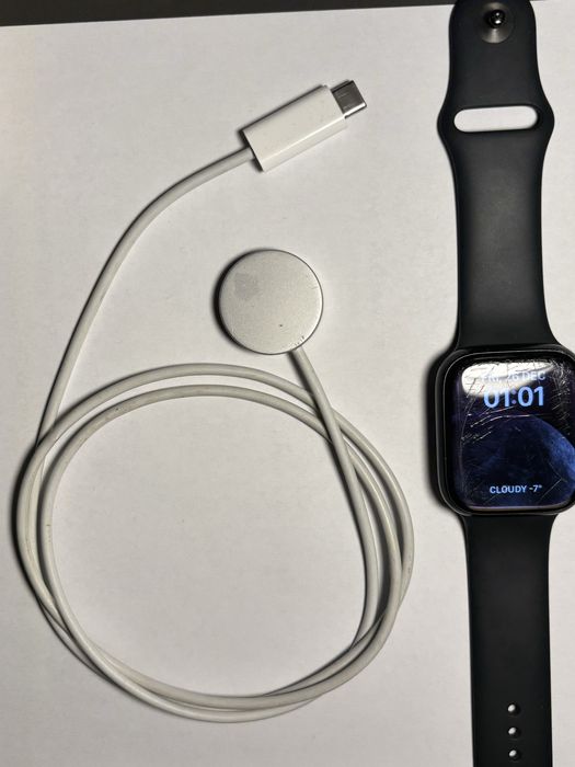 Smartwach 7 45 mm cellular+gps 81% kondycji baterii + ladowarka