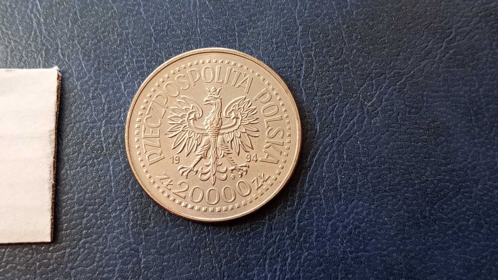 Stare monety Medal 20 tys zł 1994 Gmach Mennicy PRL