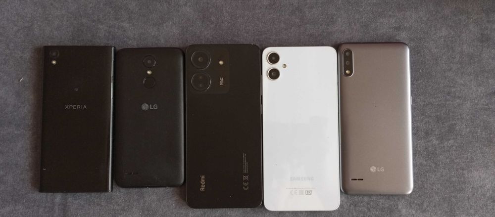 Smartfony Sony Xperia, LG, Samsung, Redmi