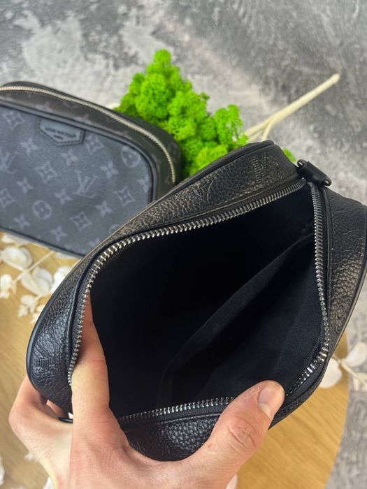 Сумка Louis Vuitton мужская черная барсетка Lv чоловіча Луи Витон