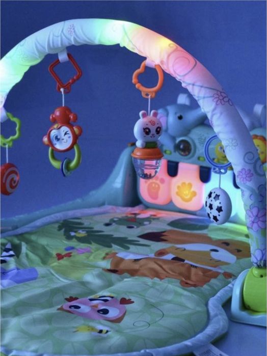 Розвиваючий килимок з музичною панеллю  hola toys поляна казок
