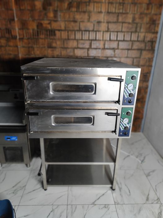 Піч для піци подвійна на 12 піц Hostek Dual 66, Італія