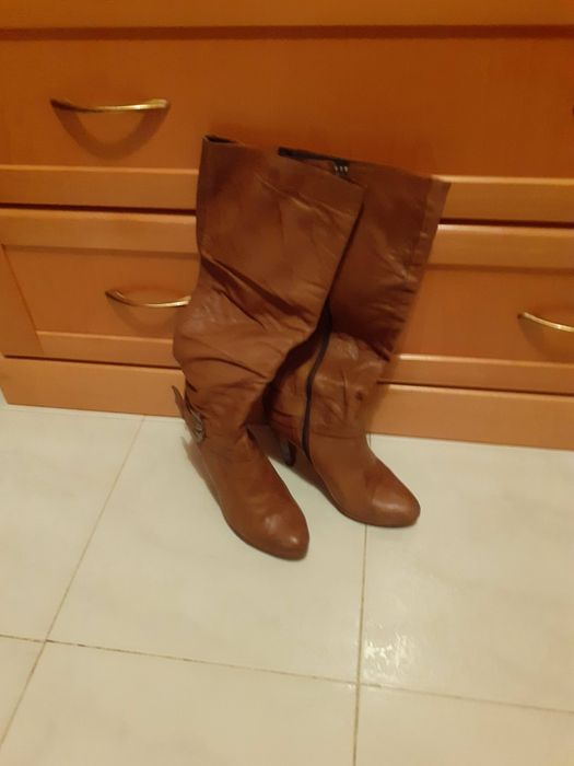 Botas Camel Cano Alto ( Foreva )
