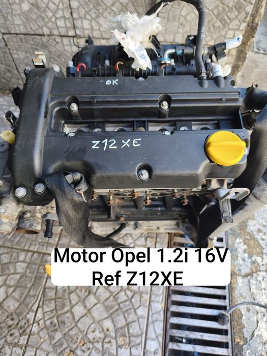 Motor Opel corsa c 1.2 16 válvulas referência  Z12XE