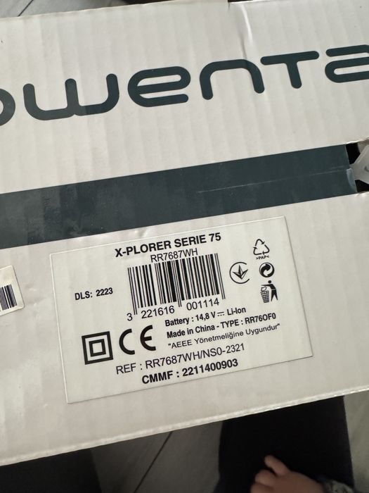 Робот-пилосос Rowenta X-Plorer Serie 75 RR7687WH